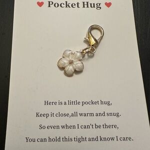Pocket Hug Flower Charm - your choice of color